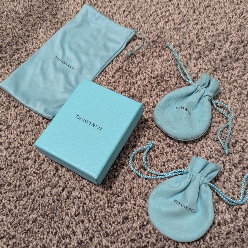 Tiffany and Co box and pouches